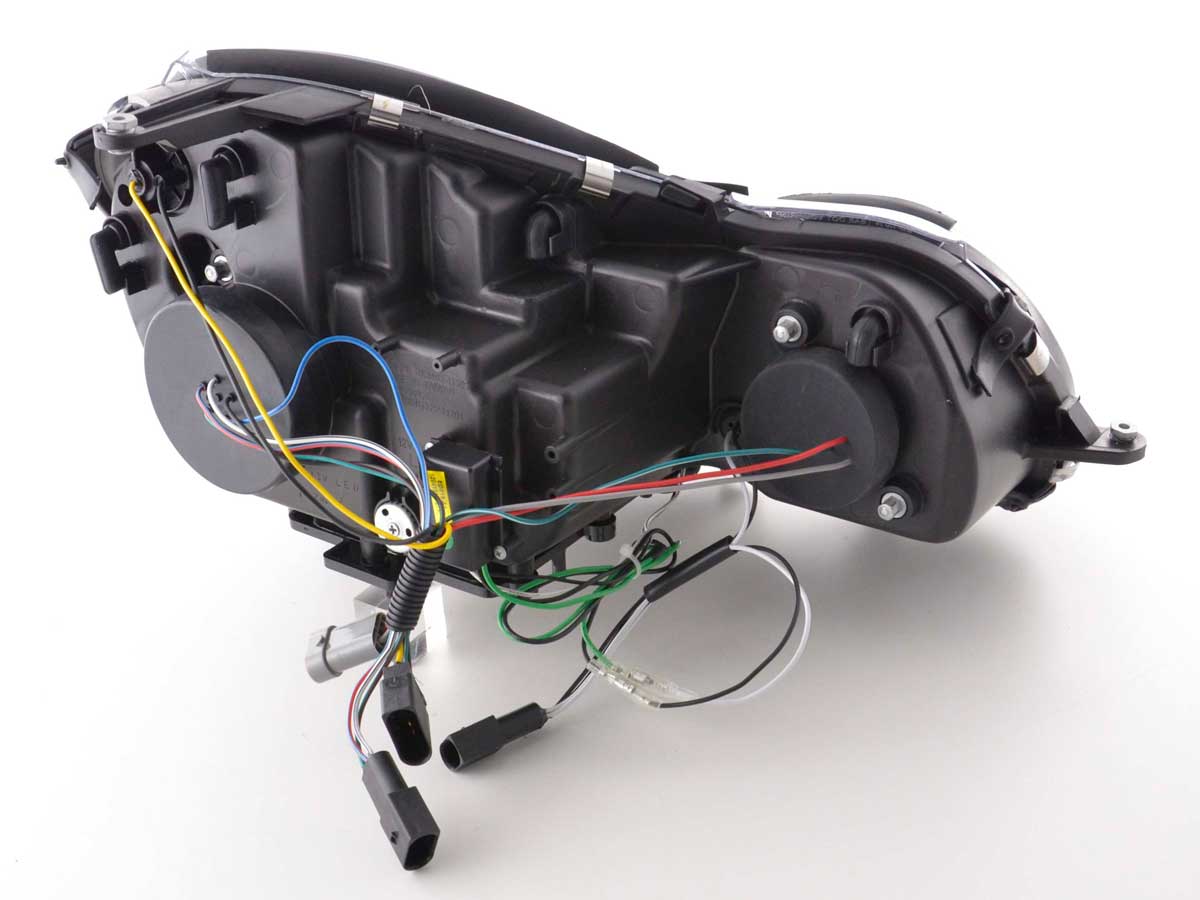 Scheinwerfer Set Daylight LED TFL-Optik Mercedes E-Klasse Typ W211 02-06 chrom Scheinwerfer Set Daylight LED TFL-Optik Mercedes E-Klasse Typ W211 02-06 chrom